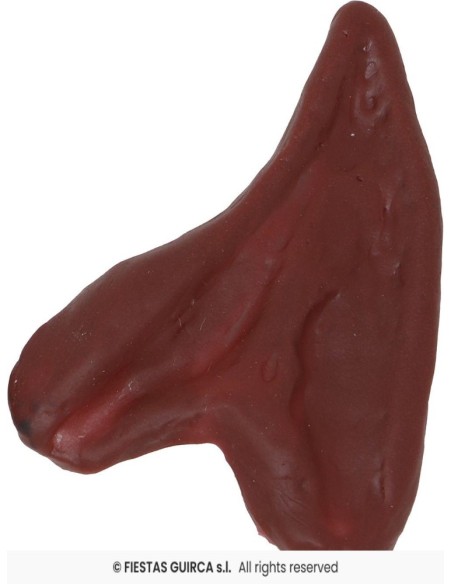 Orejas hombre lobo marrones latex