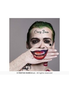 Tatuajes De Mr Smile JOKER 30x14 Cm 2