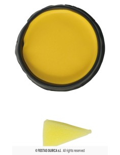 maquillaje con esponja amarillo 2