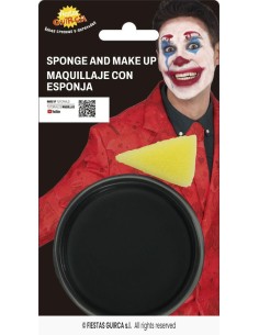 maquillaje con esponja negro