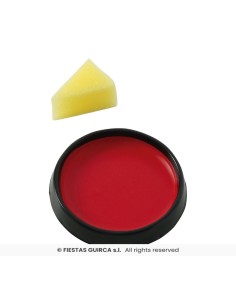 maquillaje con esponja rojo 2