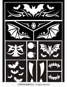 Plantilla maquillaje vampiro 2