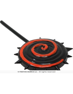 Piruleta roja y negra 20 cm 2