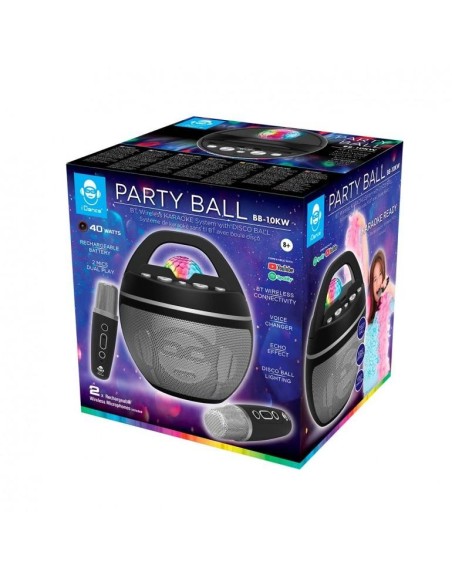 Karaoke Party Ball con 2 micrófonos 
