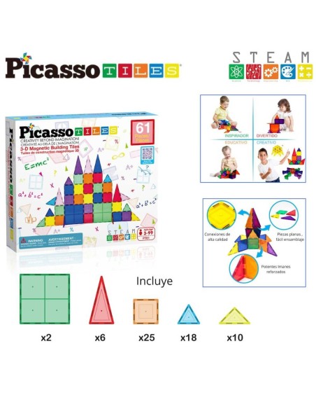 Juego de construcción Bloques magnéticos
