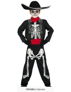 Disfraz Mariachi skeleton mexic 5-6 años