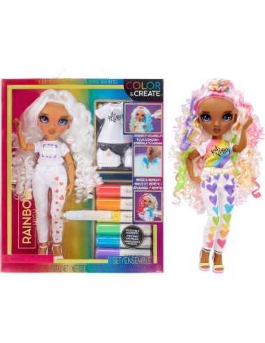 RAINBOW HIGH Colour & Create Muñeca Fash