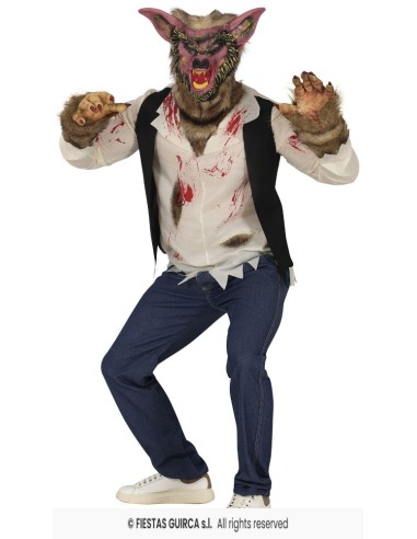 Disfraz Hombre lobo killer werewolf t.M