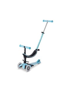 Patinete Micro Mini 4en1 Deluxe LED Azul