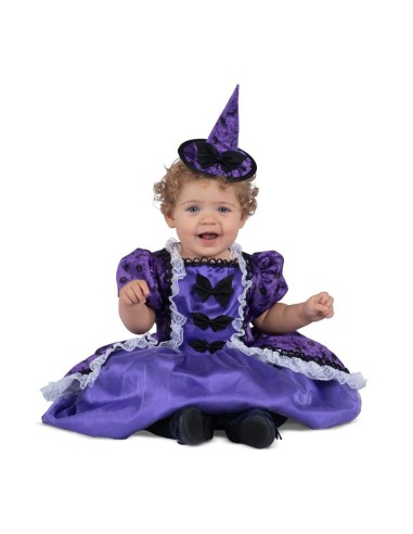 DISFRAZ BRUJA VERSALLES MORADA 2-3 AÑOS