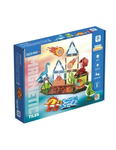 Magnetic Tiles Dino World 25 piezas