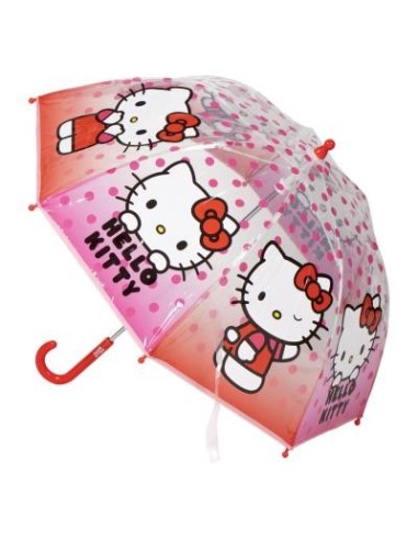 Hello Kitty Paraguas Manual Poe Burbuja