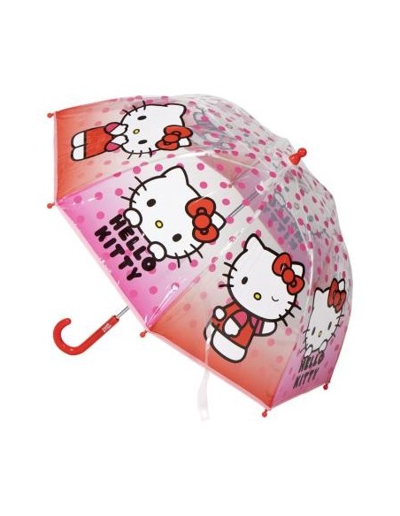 Hello Kitty Paraguas Manual Poe Burbuja