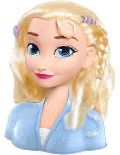 Cabeza de peinado básica de Elsa de Disn