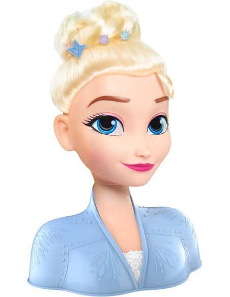 Cabeza de peinado básica de Elsa de Disn