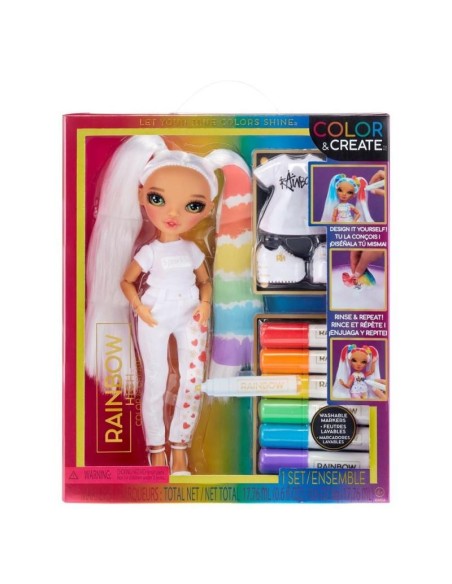 MGA Rainbow High Color & Create Muñeca O