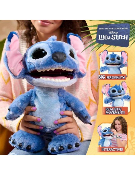 Peluche Interactivo Stitch 34 cm – Disne