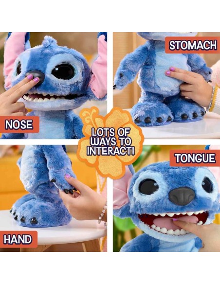 Peluche Interactivo Stitch 34 cm – Disne
