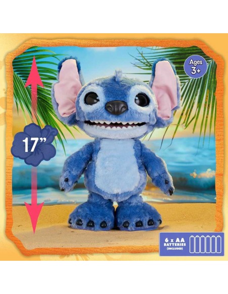 Peluche Interactivo Stitch 34 cm – Disne