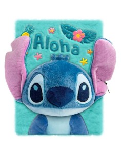 Stitch Libreta de Peluche Plush