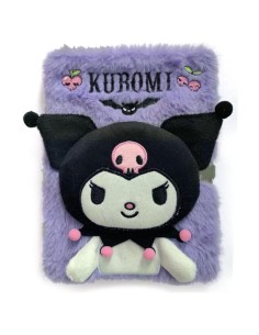 Kuromi Libreta de Peluche Plush Hello