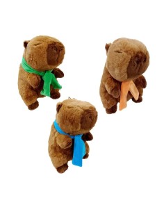 Peluche Capibara Bufanda 4 Colores 28Cm
