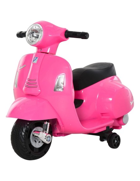 Moto Mini Vespa 6V Rosa para Niños