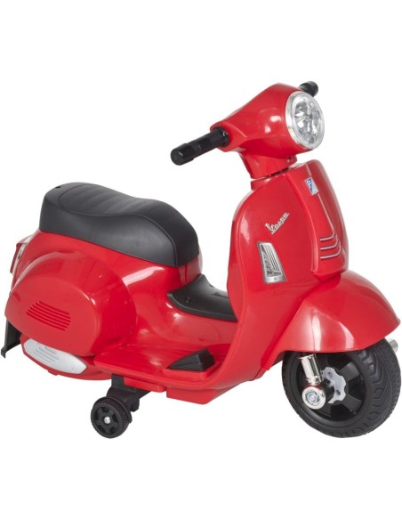 Moto Mini Vespa 6V Roja para Niños