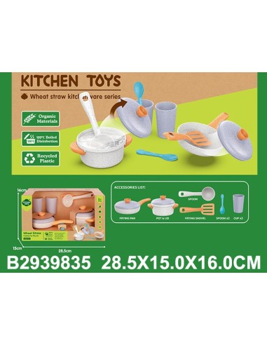 Menaje Ecológico Infantil 10 Piezas – Se