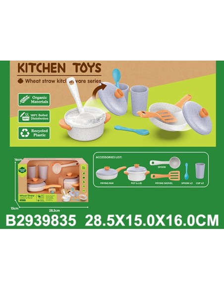 Menaje Ecológico Infantil 10 Piezas – Se