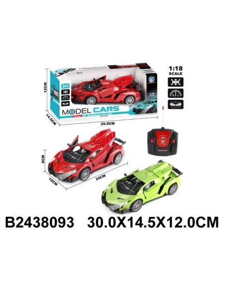 Lambo Rc Model Cars Verde 1:18