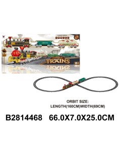 Tren Clasico 2 Vagones 20Pz 160Cm