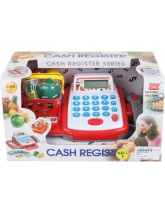 Caja Registradora Roja con Accesorios