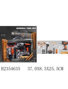 Caja Herramientas con Taladro Electrico