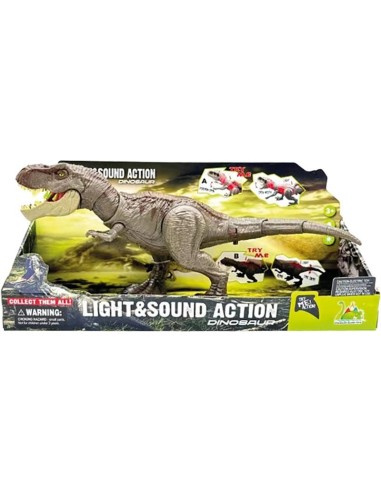 Dinosaurio Tirnosaurio Rex Luz Y Sonido