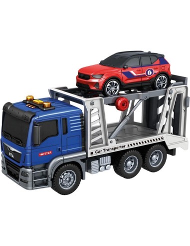 Camion Grua Coche Luz Y Sonido Toystar