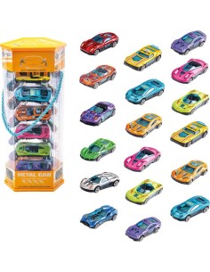 Caja 18 Coches Std. Metalicos