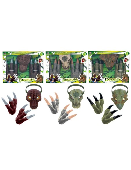 Caja Máscara y Garras de Dinosaurio – Se