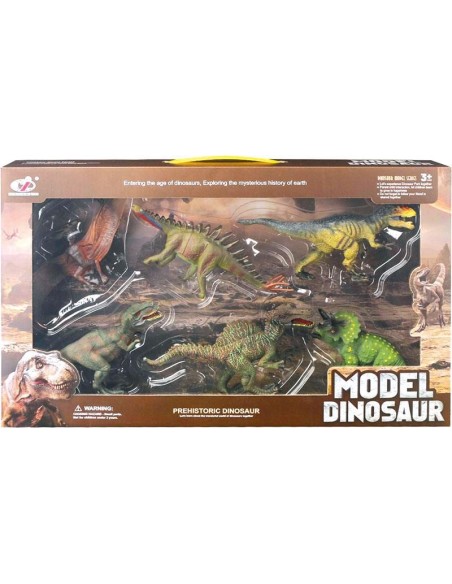 Caja de 6 Dinosaurios – Figuras Prehistó