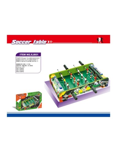 Futbolín de Sobremesa 50×30,5×10 cm – Ju