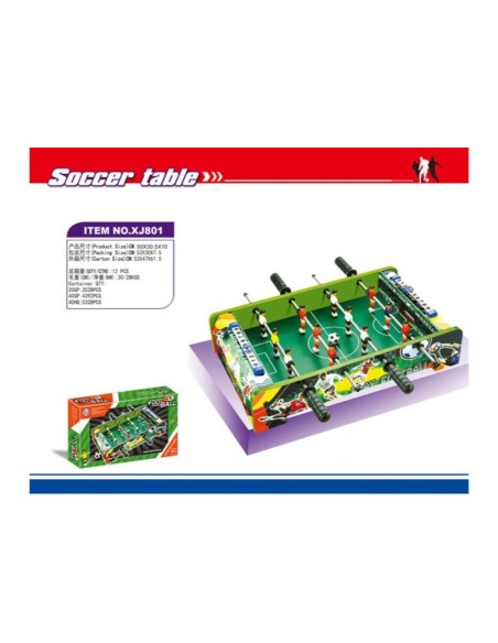 Futbolín de Sobremesa 50×30,5×10 cm – Ju