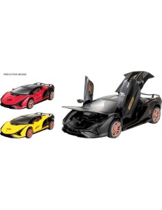 Coche Lamborghini 1:24 Die-Cast con Luce