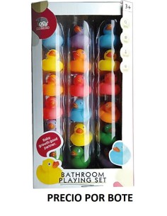 Tubo con 6 Patitos de Colores