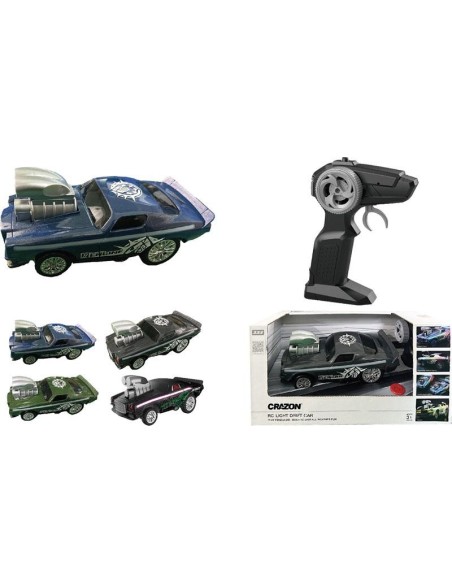 RC Coche Drift 25 cm con Luces y Suspens