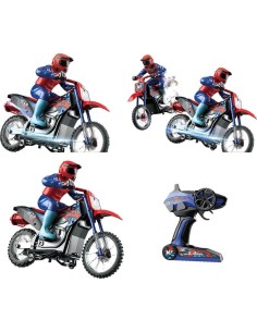 RC Moto Trail Gigante 35 cm con Luces y 