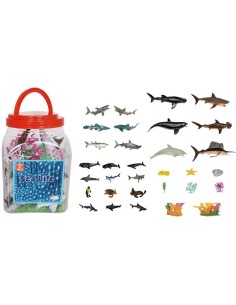 Bote de Animales Marinos 55 Piezas – Set