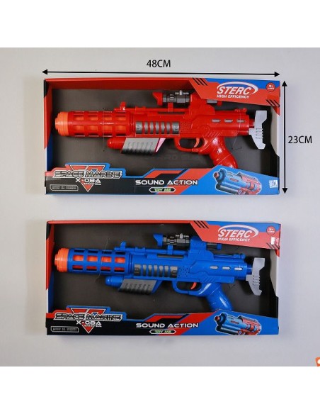 Pistola Luces Y Sonidos 44Cm