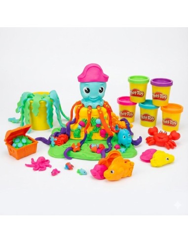 Playtoy Pulpo – Set de Plastilina Compat