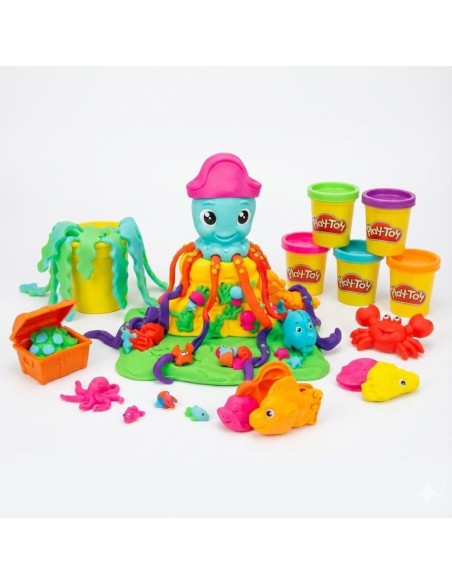 Playtoy Pulpo – Set de Plastilina Compat