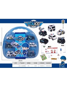 Maletin 6 Vehiculos Policia